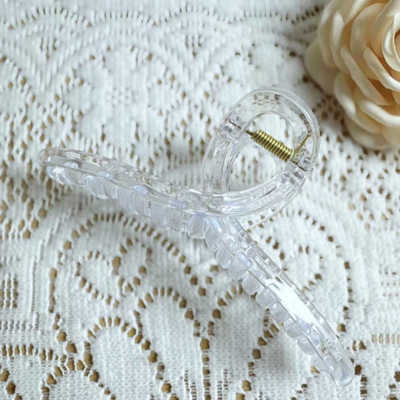 グラブクリップ サメクリップ 良質 13cm ふっくら後頭部の髪 高級ヘアクリップ ハーフタイヘアクリップ 小さな爪クリップ