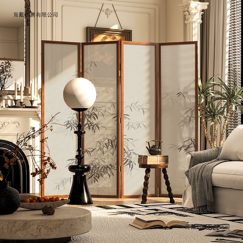 New Chinese-Style Bamboo Pattern Home Partition for Entryway, Living Room Background Wall, Balcony Privacy Screen, Sofa Side Decoration New Chinese-Style Bamboo Pattern Home Partition for Entryway, Living Room Background Wall, Balcony Privacy Screen, Sofa Side Decoration