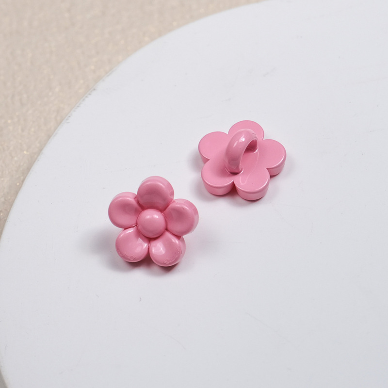烤漆背孔扣子花朵珠小花包挂隔珠串散珠手机链条手链diy饰品配件|undefined