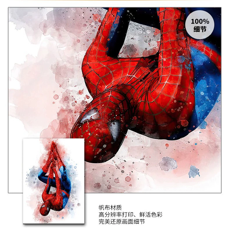 Мстители, постер для спальни, Amazon, Человек-паук, Железный человек, Marvel