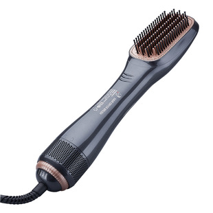 Amazon Cross-border Hot Air Comb Multifunctional Blowing Comb Dual-purpose Straight Hair Comb Negative Ion Household Blowing Comb