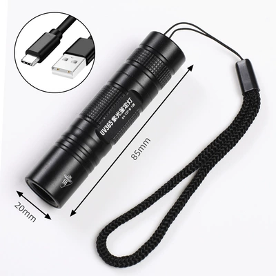 agent vegetable detection lamp, UV fənərlər - alloy-lithium-battery-professional-grade-uv-black-mirror-anti-interference-light-rechargeable-model-v59-10w