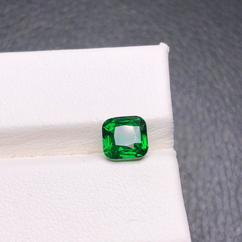 Льготные площади Shaffrai камень голый камень 2,05 ct Натуральный камень Shaffrai голый камень кольцо Зеленый камень Shaffrai