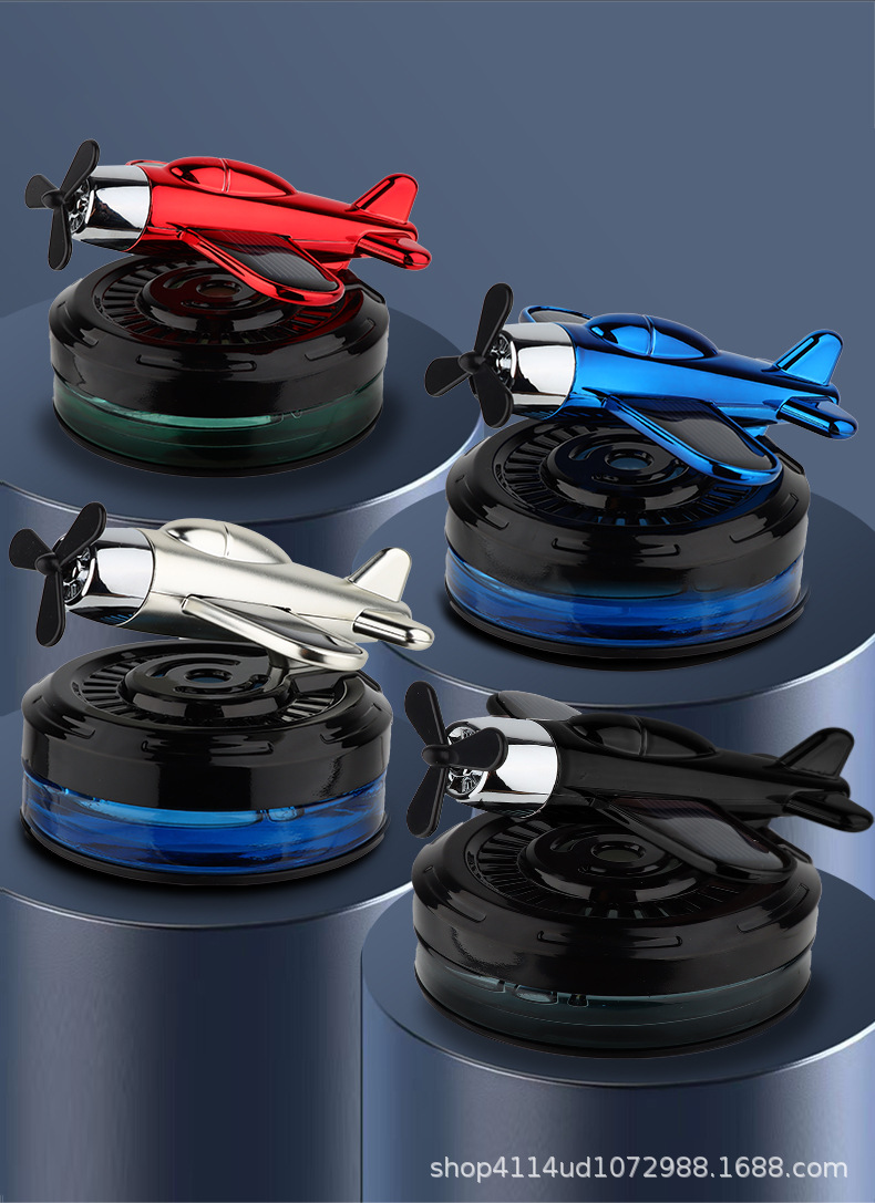 Cross-border Car Sun Airplane Aromatherapy Large Bottle Car Perfume Center Console Creative Fragrance Ornaments Autobiographed Fragrance When Exposed to Light