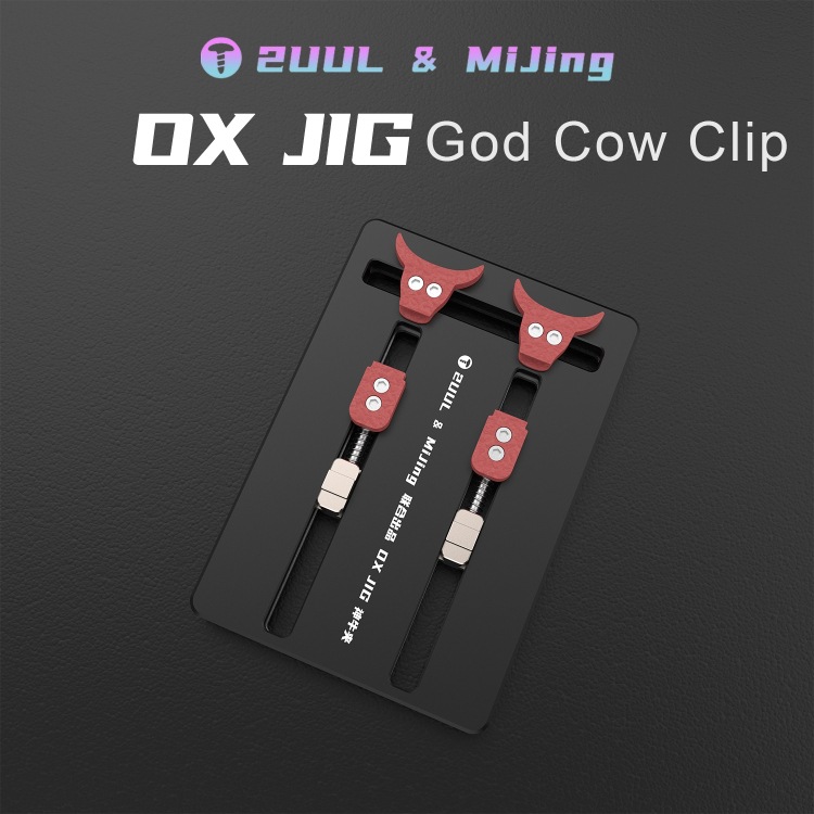 2UUL & MiJing OX JIG abrazadera general resistente a altas temperaturas placa base de teléfono celular PCB herramienta de soporte de mantenimiento