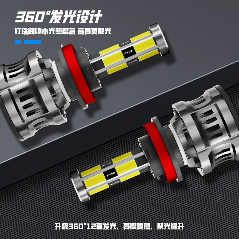 HAIZG Авто LED-фары 12-угольная LED автомобильная головная лампа h4h7h11 модифицированная дальний-ближний свет