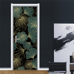 Shangyi Bathroom Door Wardrobe Beautification Waterproof Wall Sticker Self-Adhesive Entry Door Renovation Wooden Door Decoration Factory Door Sticker