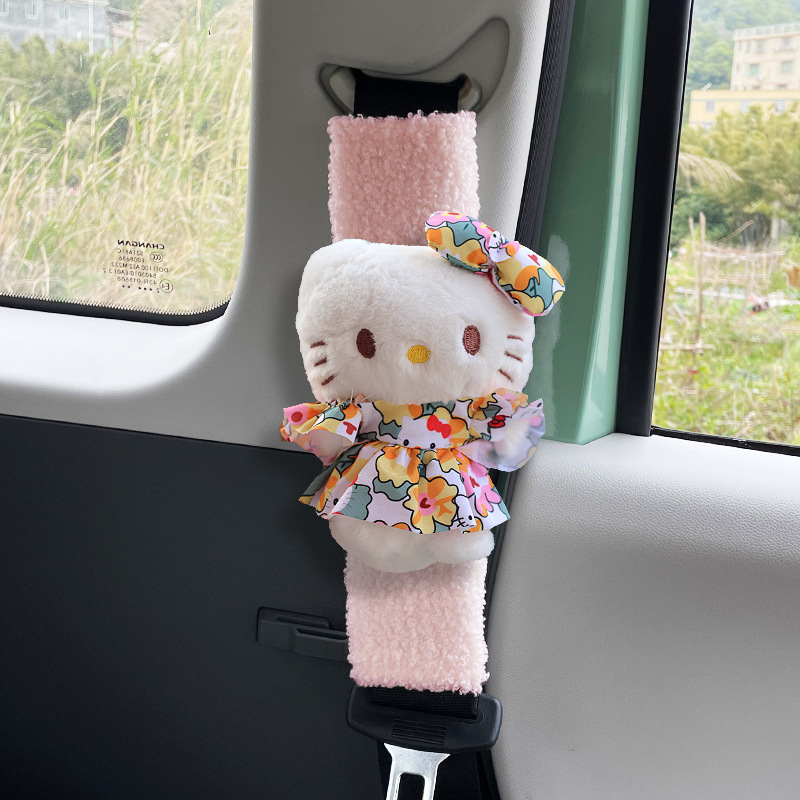 Funda Protectora para Cinturón de Coche de Felpa para Cinturón de Seguridad
