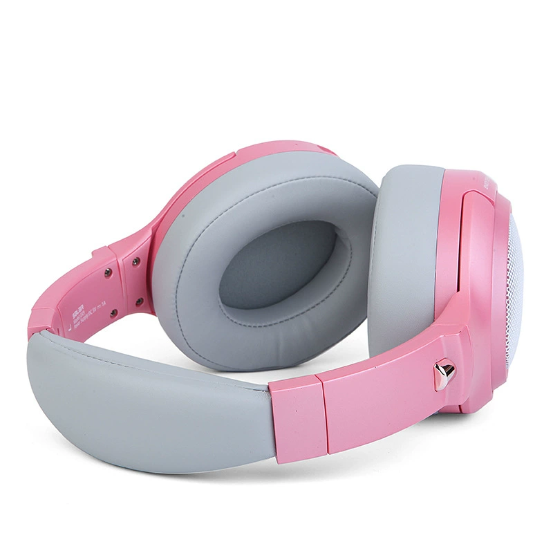 Готовый кросс-бордный новый продукт GK9 беспроводная Bluetooth гарнитура, гарнитура 2.4G с задержкой ноль, игровая гарнитура с RGB подсветкой розовая