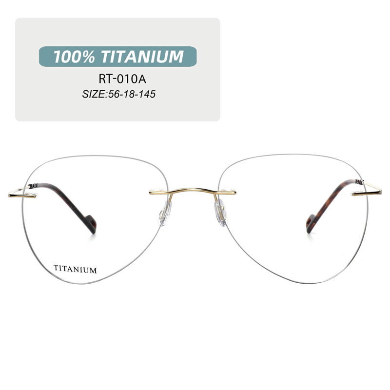 RT Seriyası Titan Eynək Çərçivəsi, Vintsiz Aviator Model