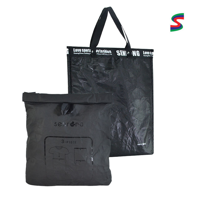 杜邦纸衣物收纳尿布袋客制logo 日系撕不烂可水洗购物袋 可定印刷