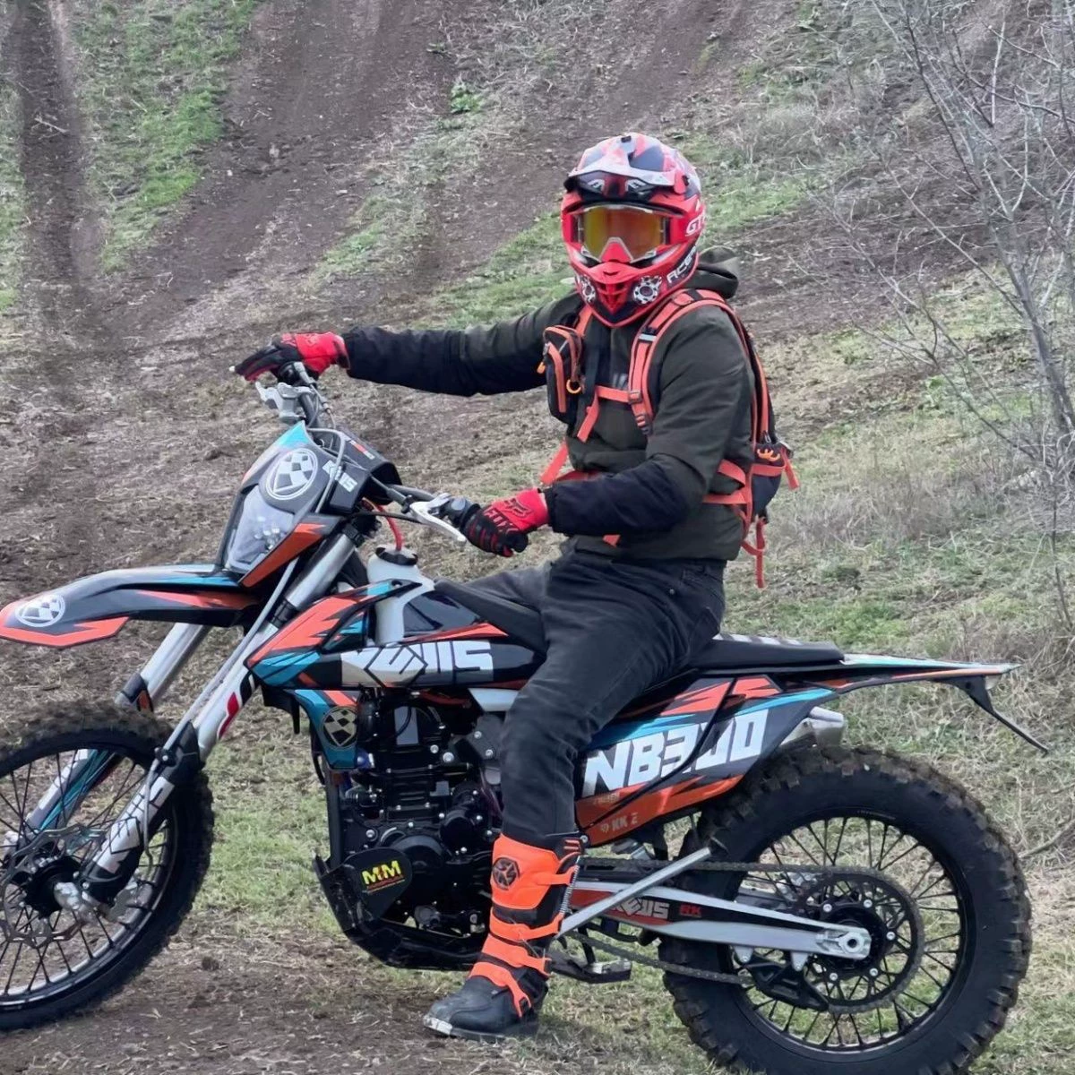 Kevis K16NB300 Мотокросс KWE Kvis Mountain с воздушным охлаждением Лесная дорога Атлетико Мотокросс