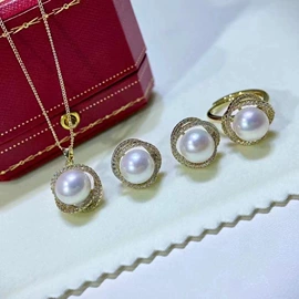 天然珍珠耳饰;耳饰配件;天然珍珠项饰