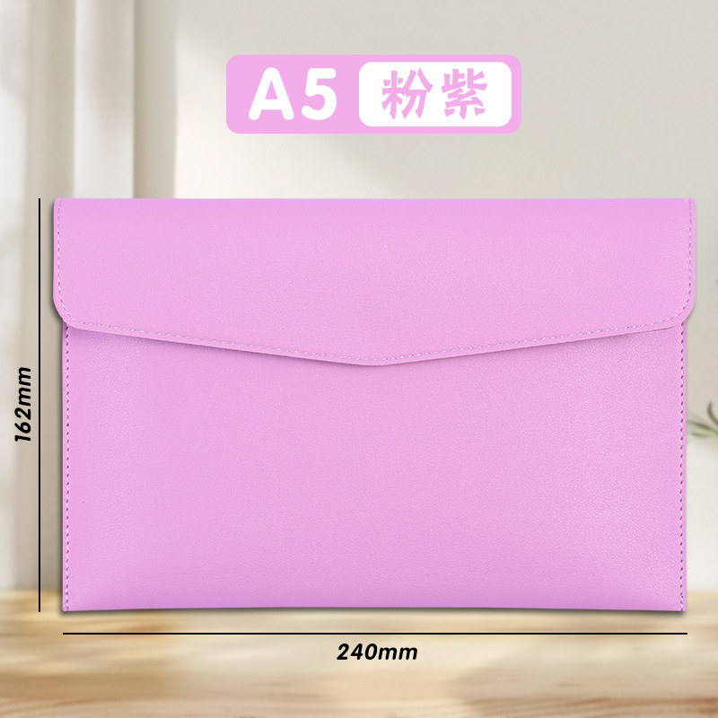 A5-퍼플 나파 패턴-파일백