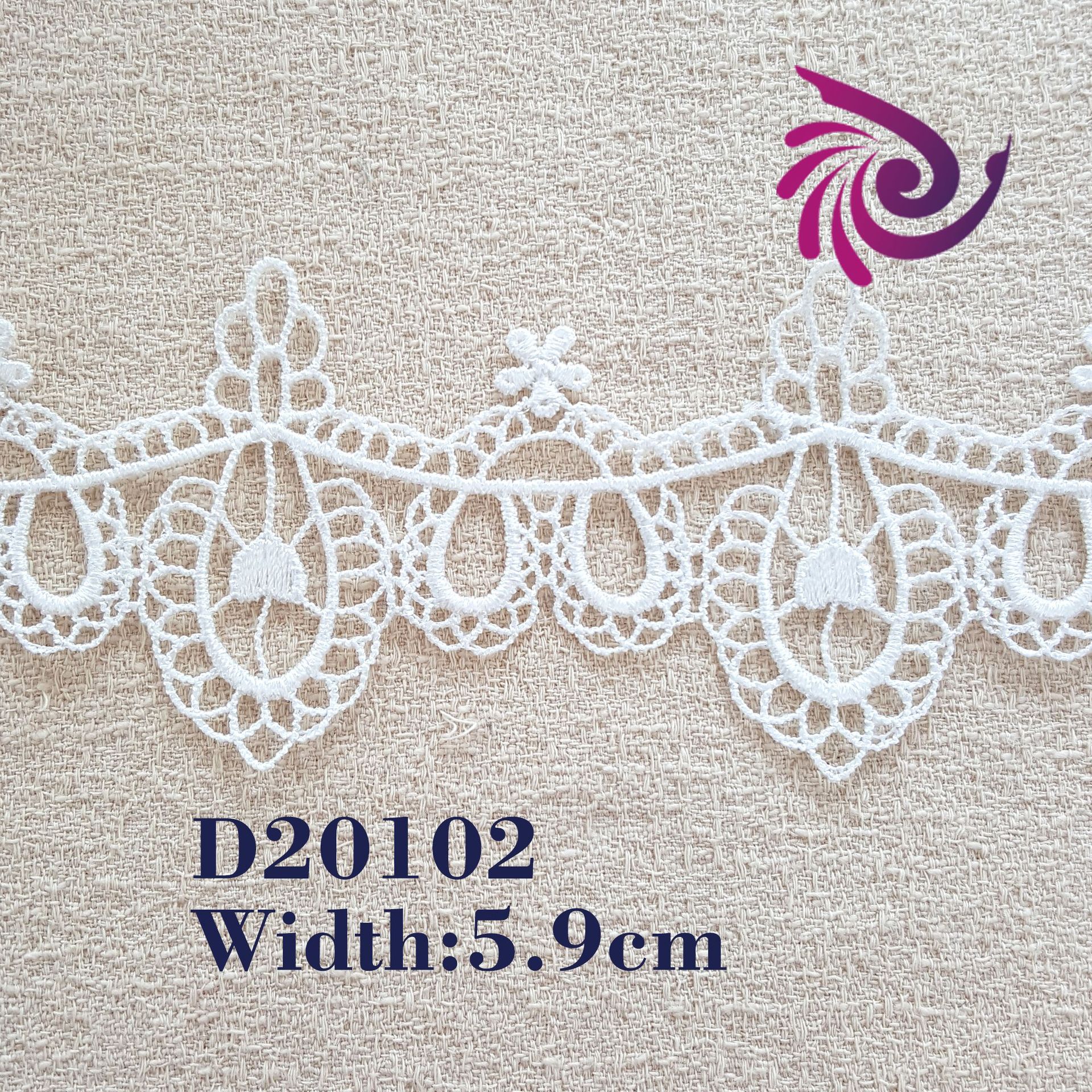 5.9CM镂空洛丽塔花边 涤纶绣花边 公主裙童装刺绣花边装饰批发