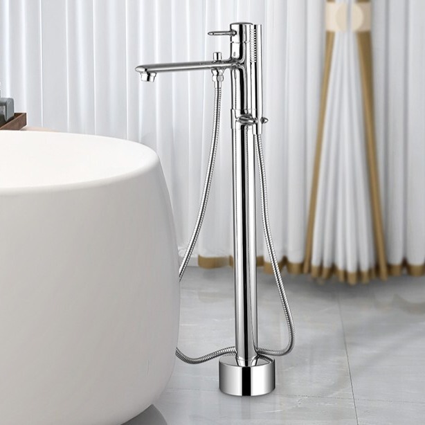 To.To Independent Bathtub Shower Single-Handle Dual-Control Floor-Standing To.To Hot and Cold Water Faucet Dm334Cfs To.To Independent Bathtub Shower Single-Handle Dual-Control Floor-Standing To.To Hot and Cold Water Faucet Dm334Cfs