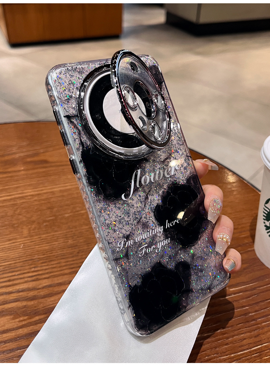 Brilliant mancha rosa para Huawei pura70pro funda para teléfono móvil p70 nuevo mate60 pareja mate70