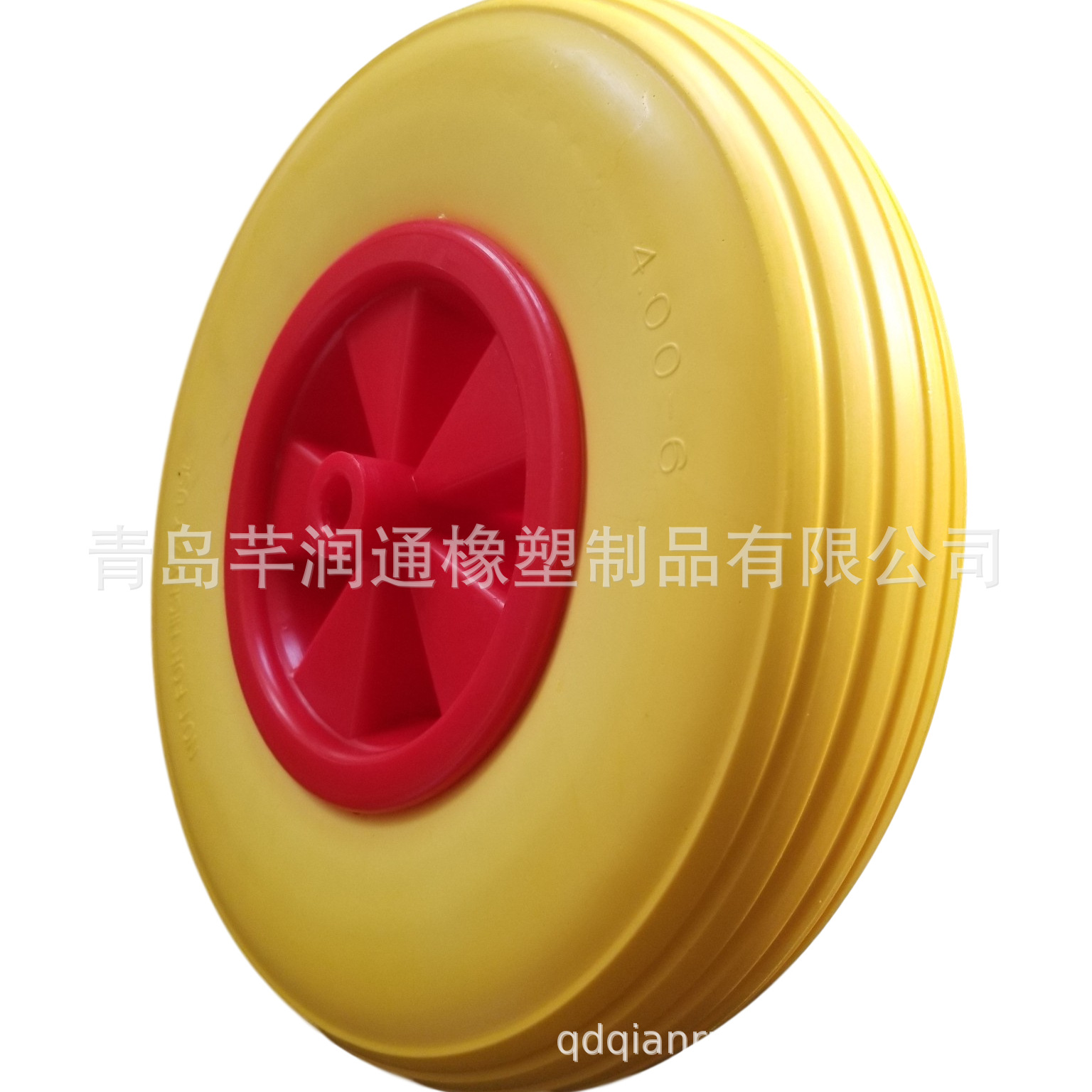 厂家直销供应手推车 工具车 货仓车 PU 发泡轮  400-6