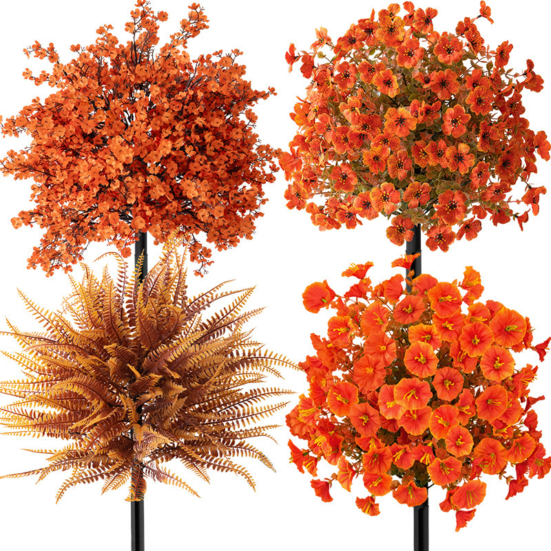 Autumn Hot-Selling Artificial Green Plant Decorations: Camellia, Morning Glory, Violet, Lavender, Pine, Cypress, Eucalyptus Leaves Autumn Hot-Selling Artificial Green Plant Decorations: Camellia, Morning Glory, Violet, Lavender, Pine, Cypress, Eucalyptus Leaves