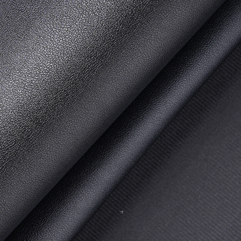 pvc1.2厚纳帕纹羊纹仿棉绒底箱包革沙发汽车坐垫厚革皮带革人造革