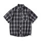Japanese Style Plaid Shirt Men's Long-sleeved Spring and Autumn New Fashionable All-match Youth Casual Loose Workwear Shirt Jacket