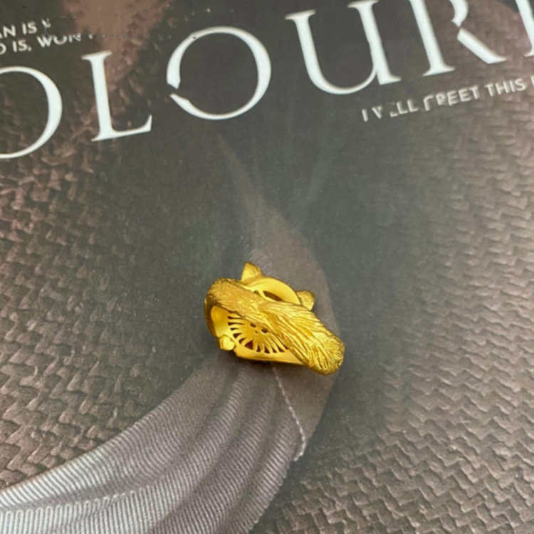 S925纯银金布偶猫戒指女开口调节小众高级感轻奢个性百搭新品手饰|undefined