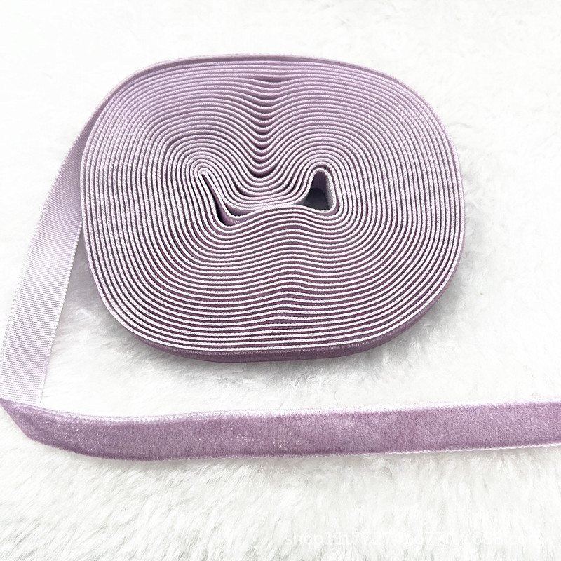 Fabricantes al por mayor 1CM hechos a mano embalaje de regalos de cinta de lana unilateral cinta de cebolla cinta de terciopelo decoración DIY