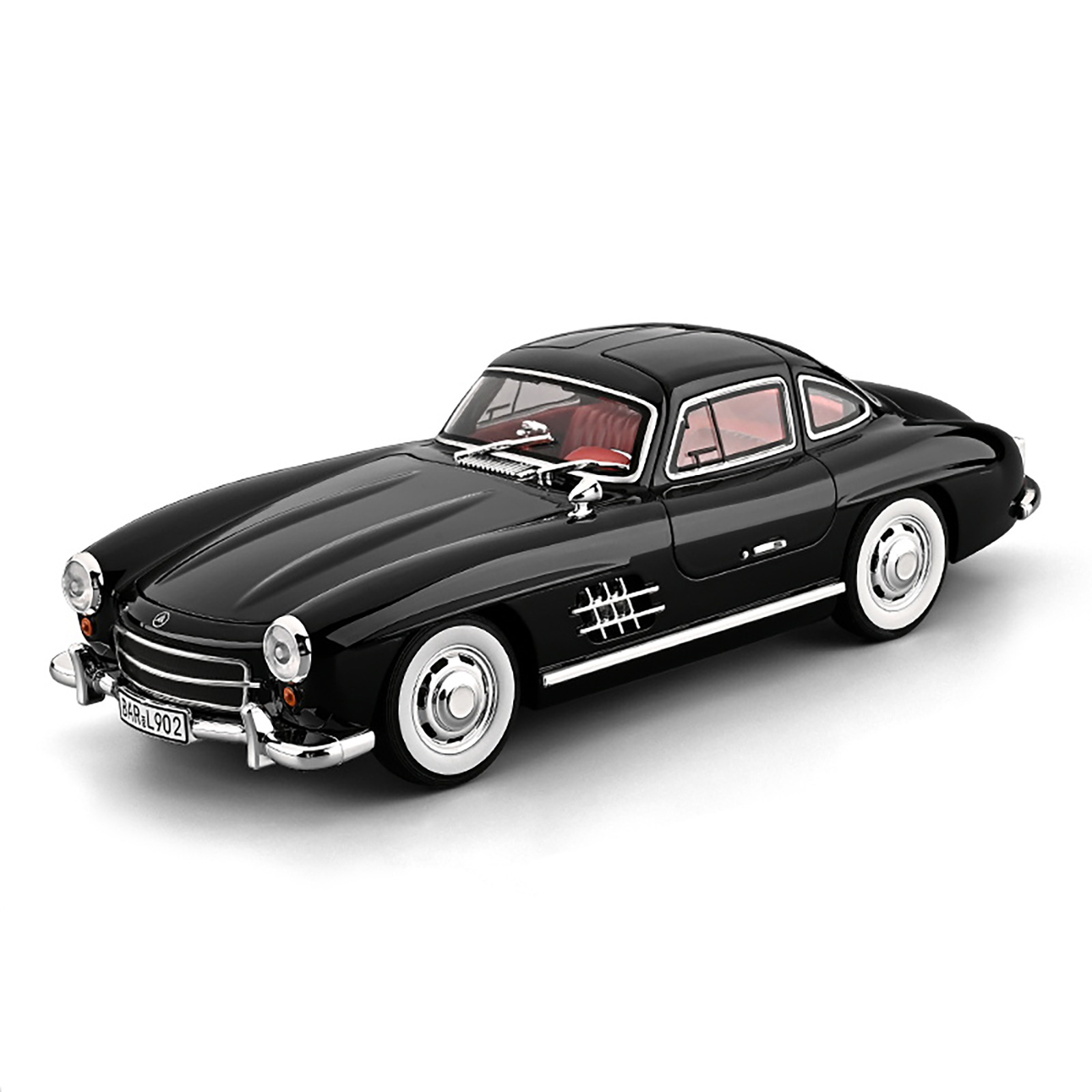1:18 Daben 300SL modelo de automóvil de aleación Echo sonido y luz retro modelo de automóvil nostálgico colección de decoración de bar