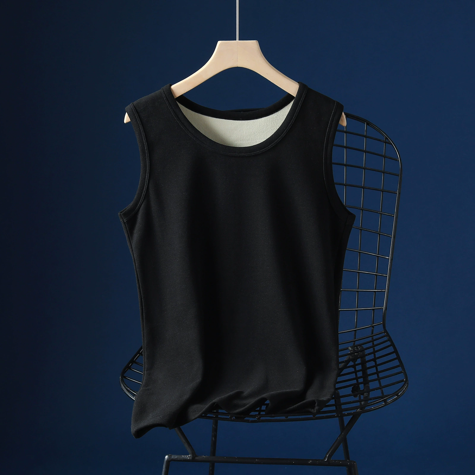 Плюшевый толстый теплый жилет для мужчин осенью и зимой