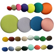 普通扣醋酸丝绸包布纽扣开衫外套大衣扣黑红色圆形布扣子配件跨境