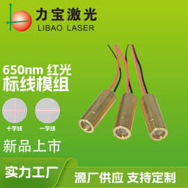 650nm标线激光模组红光一字 十字线激光头 一字线定位模组 激光器