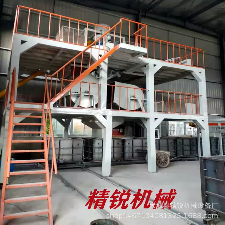 匀质板设备自保温砌块切割锯 自动化匀质颗粒板生产线