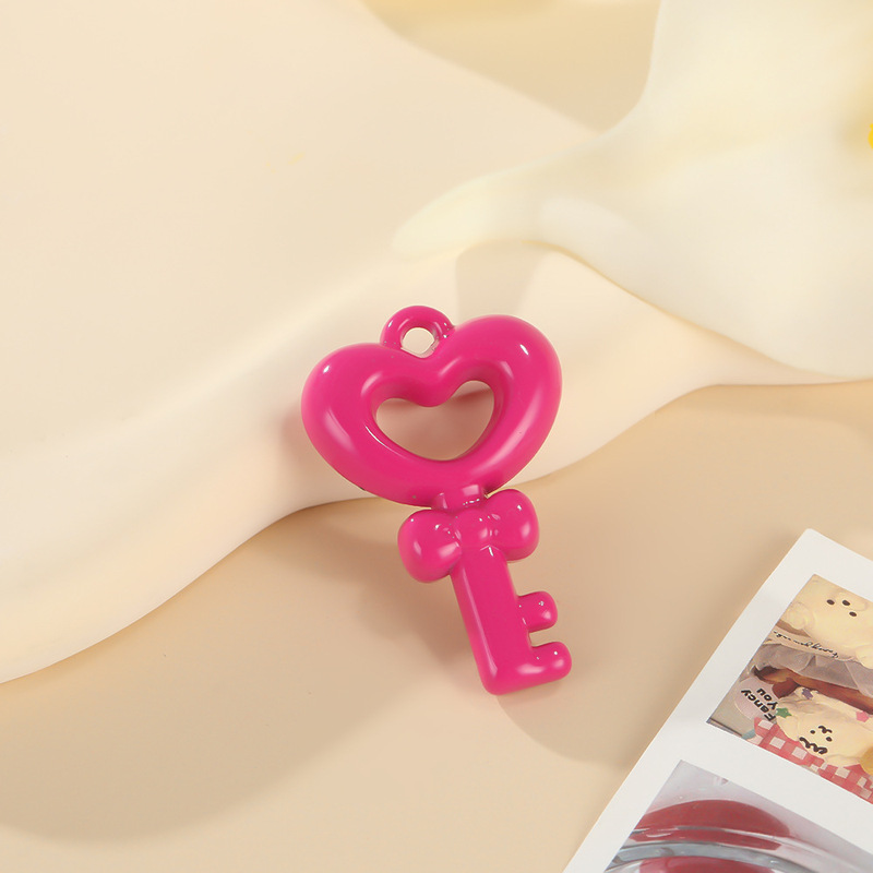 韓国マカロンキーペンダントクリエイティブ子供の diy カラフルなジュエリーアクセサリーアクリル吊り穴キーペンダント|undefined