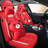 21 новый комплексный полностью кожаный мультяшный автомобиль Four Seasons 5 подушек для сидений, чехлы на сиденья, производители подушек оптом, поколение волос