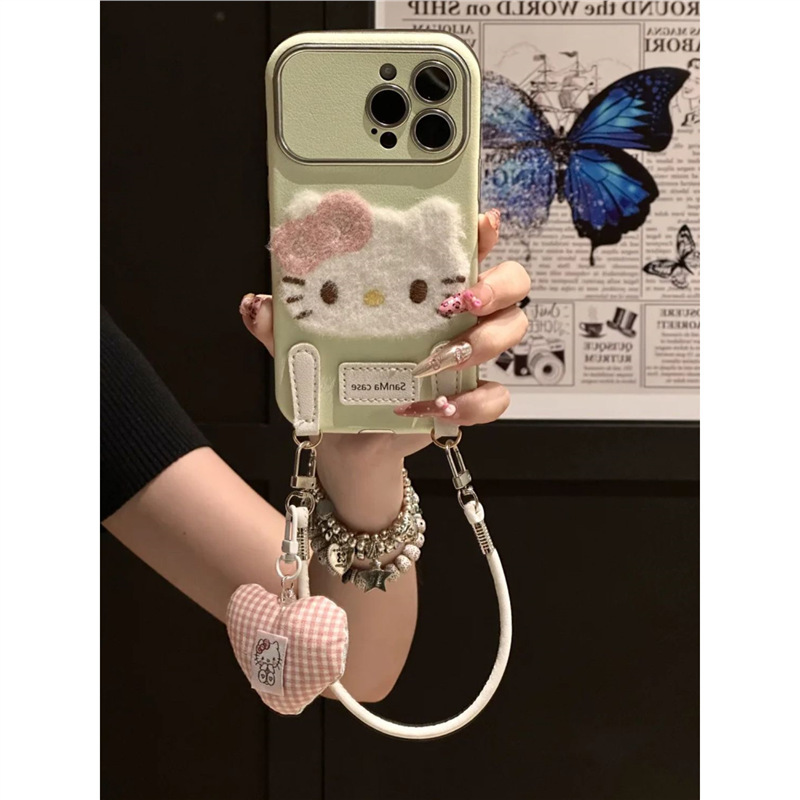 秋冬ぬいぐるみ kt Apple 15ProMax ケース ストラップ iPhone16 落下防止 13 オールインクルーシブ 14 ソフトケース 12 女性|undefined