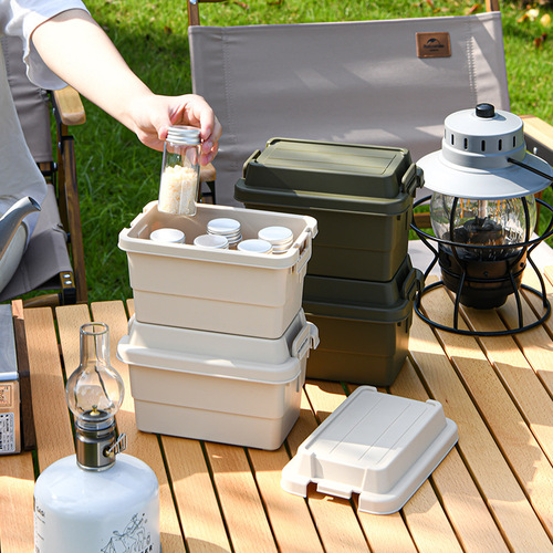 Outdoor camping seasoning bottle canister desk organizer travel camping portable mini small junk box