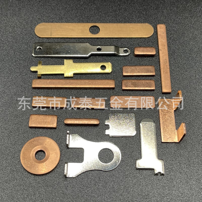 电线连接铜片端子 高压连接片接地汇流排T2紫铜排压线接线铜鼻子