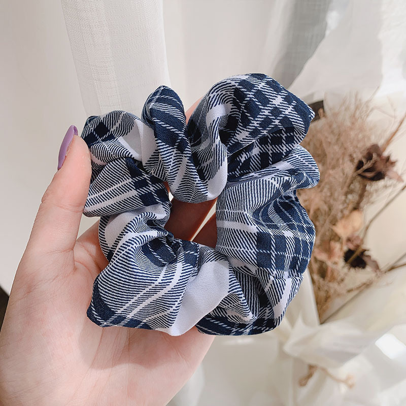 INS cerdo blanco intestino grueso anillo de pelo Super Niña de hadas Corea del Sur Internet celebridad mismo estilo BM intestino grueso anillo de pelo simple cuerda de pelo accesorios para el cabello