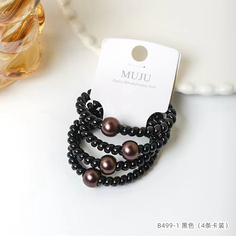 Ligas coreanas premium para cabello