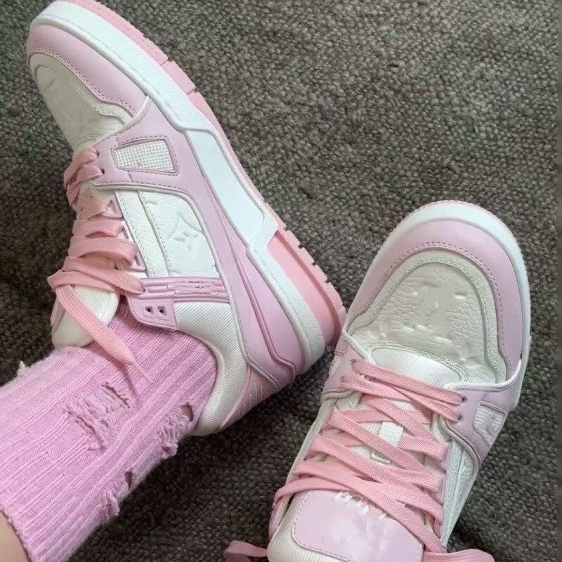 2025 New High Version Lujia Full Set Packaging Men's and Women's Fashionable Versatile Sports Shoes Breathable Casual Couple Sneakers