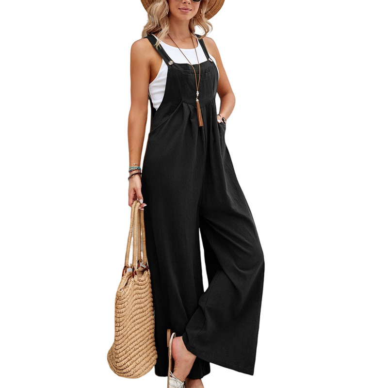Spot 2023 Amazon venta caliente eBay estación independiente wish ropa de mujer europea y americana estilo caliente color sólido casual correa larga