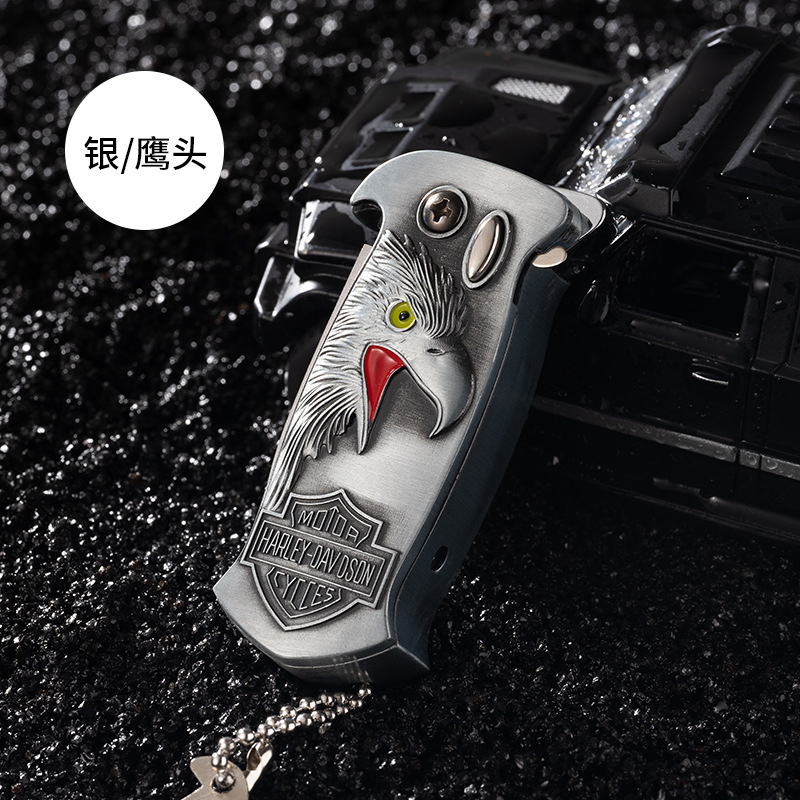 クリエイティブ防風ストレートライターボトルオープナービールオープナー多機能屋外キャンプ折りたたみナイフ工場卸売|undefined