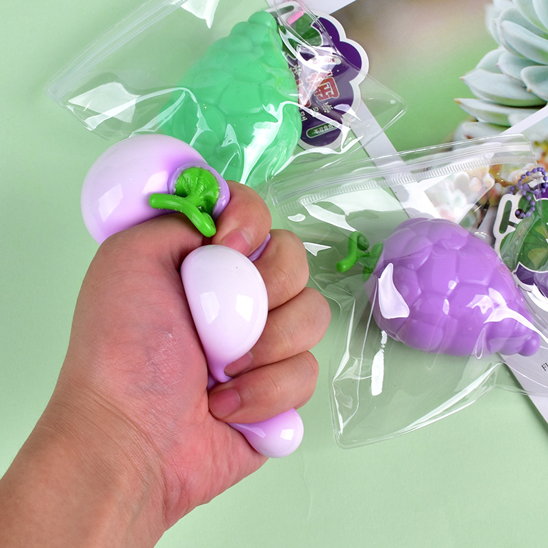 Simulación de uva verde descompresión pellizco pellizco Le rebote lento estudiantes de oficina juguetes descompresión extruir ventilación artefactos al por mayor