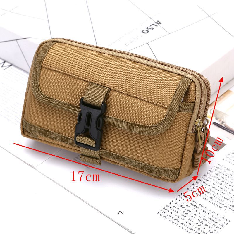 Men's Solid Color Oxford Cloth Lock Clasp Phone Wallets display picture 3