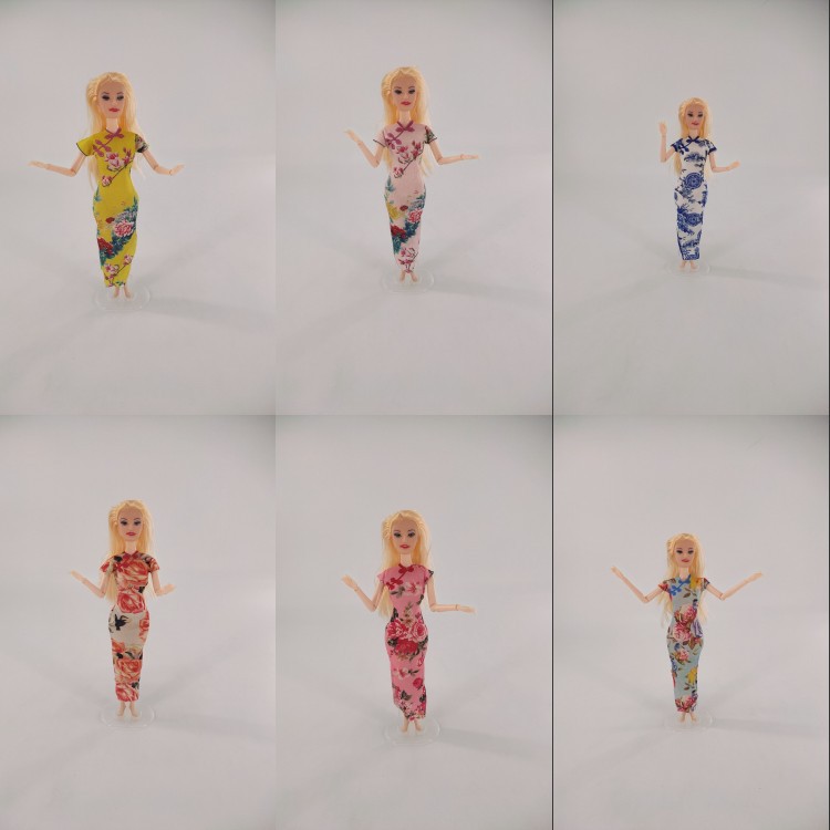 New Barbie Dress-Up Doll Cheongsam Ancient Costume Ancient Style Doll Fairy Girl Toy Princess Doll Skirt
