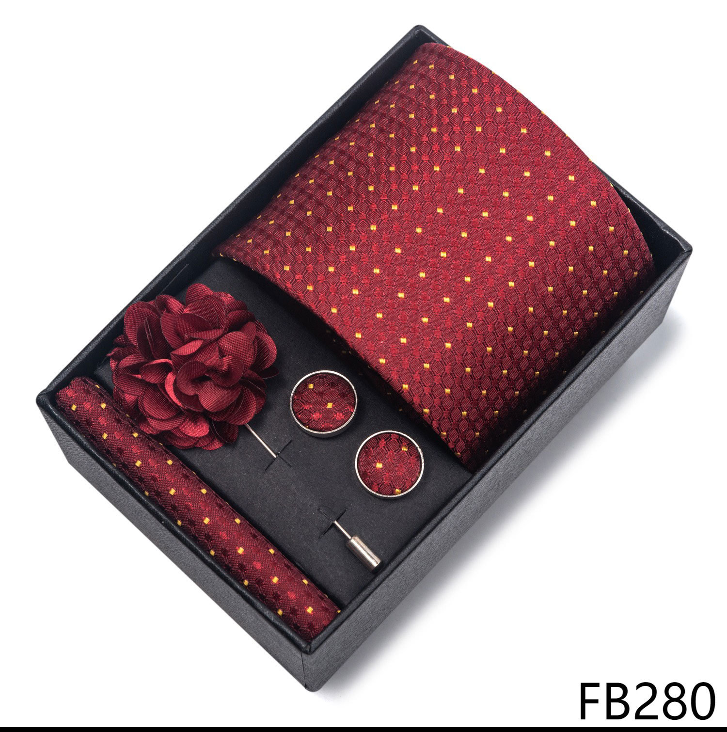 135g Weight Square Scarf, Cufflinks, Tie Classification Polyester Yarn Material Geometric, Stripe, Cashew Nuts Pattern All Seasons Season Men's Gender Commute Style Commute Geometric Stripe Cashew Nuts Polyester Yarn Men's Square Scarf Cufflinks Tie 34