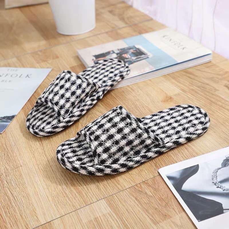 남성용 흑백 체크무늬 하의 [입자없음]