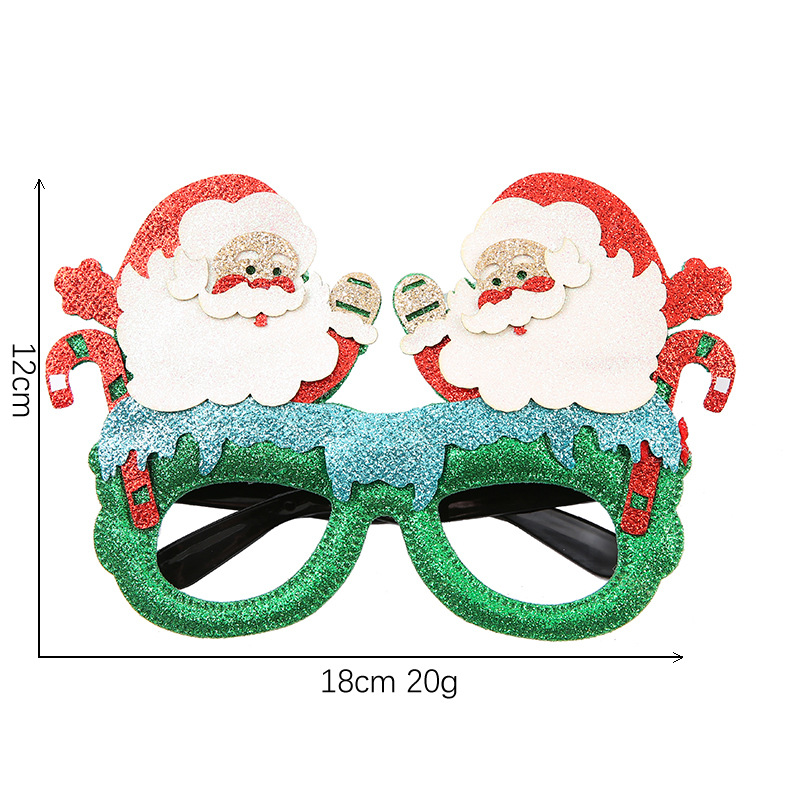 Nueva Navidad diadema gafas marco Halloween Día de San Valentín gafas de Santa Claus gafas Fiesta de Navidad