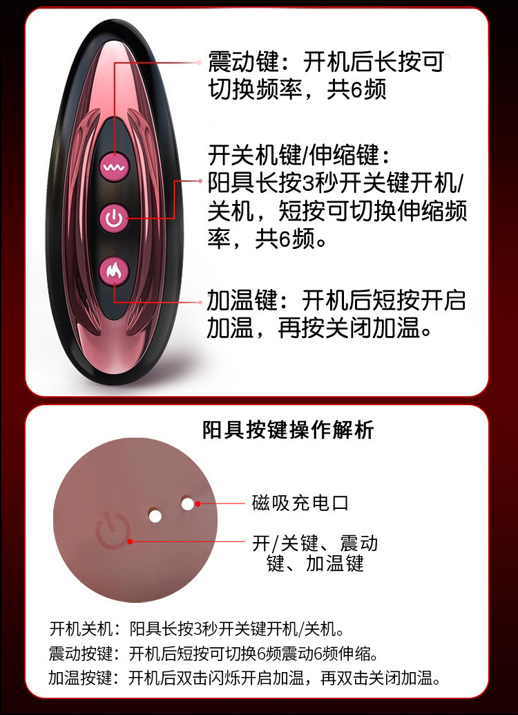 Wearable Dildo Strap Simulated Special-Shaped Soft Flesh Realistic Dildo Female High-Speed Gun Sex Toy — detail image 27