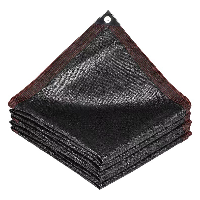 Сеть солнцезащитных козырьков Трансграничные солнцезащитные козырьки Открытый дворовой затенение Черная сетка солнцезащитных козырьков